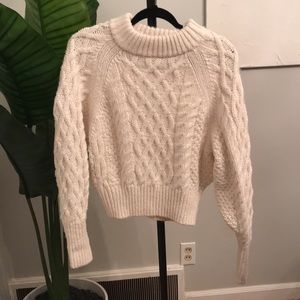H&M Cable knit crop sweater
